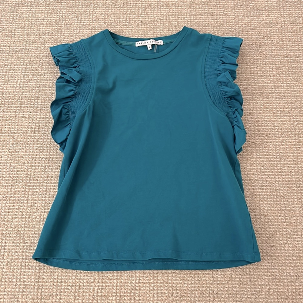 English Factory Ruffle Top